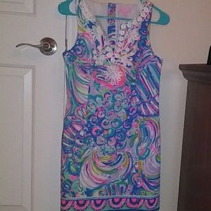 EUC Lilly Pulitzer Gabby Shift Dress Size 0